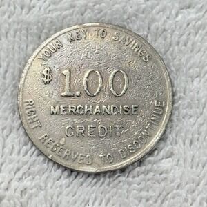 Coin Power Gasoline‎ $1.00 Merchandise Credit Token Redwood City CA Tom Jones